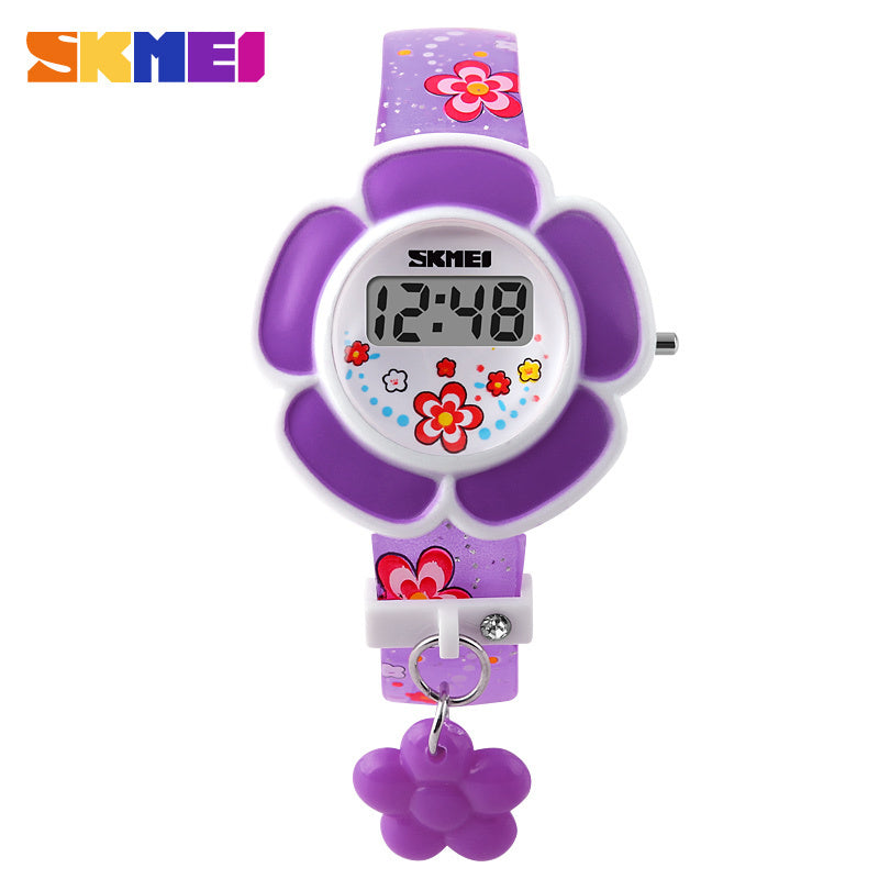 oh my god - SKMEI Children's Girl's Flower Electronic Watch