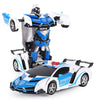 oh my god - 2.4G Remote Control Car; Transform Robot RC Cars Contains All Batteries: One-Button Deformation and 360 Degree Rotating Drifting; Present Christmas Birthday Gift for Boys/Girls