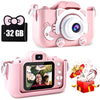 oh my god - Kids Selfie Camera-  Kids Camera Toys For 3-12 Year Old Boys/Girls- Kids Digital Camera With Video- Christmas Birthday Festival Gifts For Kids - 32GB SD Card