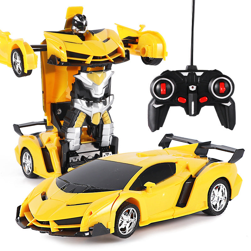 oh my god - Remote Control Car; Transform Robot RC Car with One-Button Transforming 360 Degree Rotation Drifting; 1:18 Scale Police Car Ideal Xmas and Birthday Gift Toys for 5+ Year Old Boys/Girls