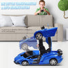 oh my god - 2.4G Remote Control Car; Transform Robot RC Cars Contains All Batteries: One-Button Deformation and 360 Degree Rotating Drifting; Present Christmas Birthday Gift for Boys/Girls