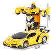 oh my god - Remote Control Car; Transform Robot RC Car with One-Button Transforming 360 Degree Rotation Drifting; 1:18 Scale Police Car Ideal Xmas and Birthday Gift Toys for 5+ Year Old Boys/Girls