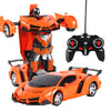 oh my god - Remote Control Car; Transform Robot RC Car with One-Button Transforming 360 Degree Rotation Drifting; 1:18 Scale Police Car Ideal Xmas and Birthday Gift Toys for 5+ Year Old Boys/Girls