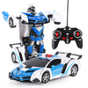 oh my god - Remote Control Car; Transform Robot RC Car with One-Button Transforming 360 Degree Rotation Drifting; 1:18 Scale Police Car Ideal Xmas and Birthday Gift Toys for 5+ Year Old Boys/Girls