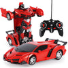 oh my god - Remote Control Car; Transform Robot RC Car with One-Button Transforming 360 Degree Rotation Drifting; 1:18 Scale Police Car Ideal Xmas and Birthday Gift Toys for 5+ Year Old Boys/Girls