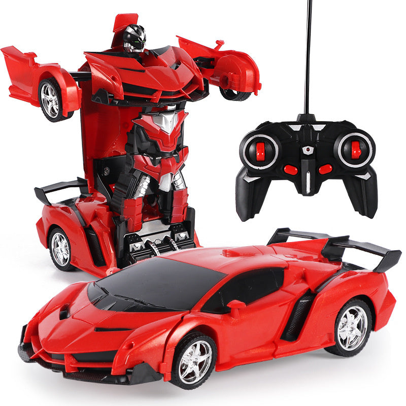 oh my god - Remote Control Car; Transform Robot RC Car with One-Button Transforming 360 Degree Rotation Drifting; 1:18 Scale Police Car Ideal Xmas and Birthday Gift Toys for 5+ Year Old Boys/Girls