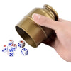 Department Store - 1pc Dice & Dice Cup Set; Bar Sieve Thickened Combination With Bottom Holder; Outdoor Table Game Accessories