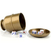 Department Store - 1pc Dice & Dice Cup Set; Bar Sieve Thickened Combination With Bottom Holder; Outdoor Table Game Accessories