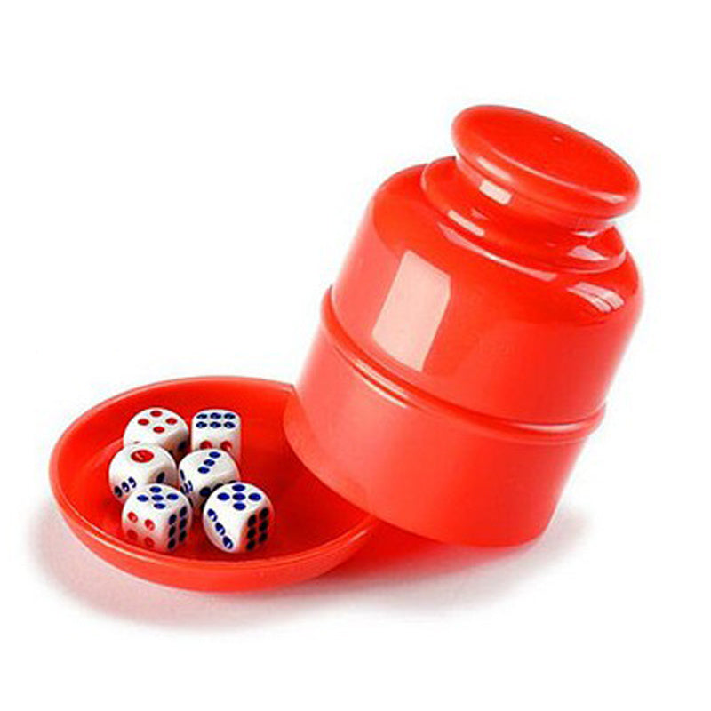 Department Store - 1pc Dice & Dice Cup Set; Bar Sieve Thickened Combination With Bottom Holder; Outdoor Table Game Accessories
