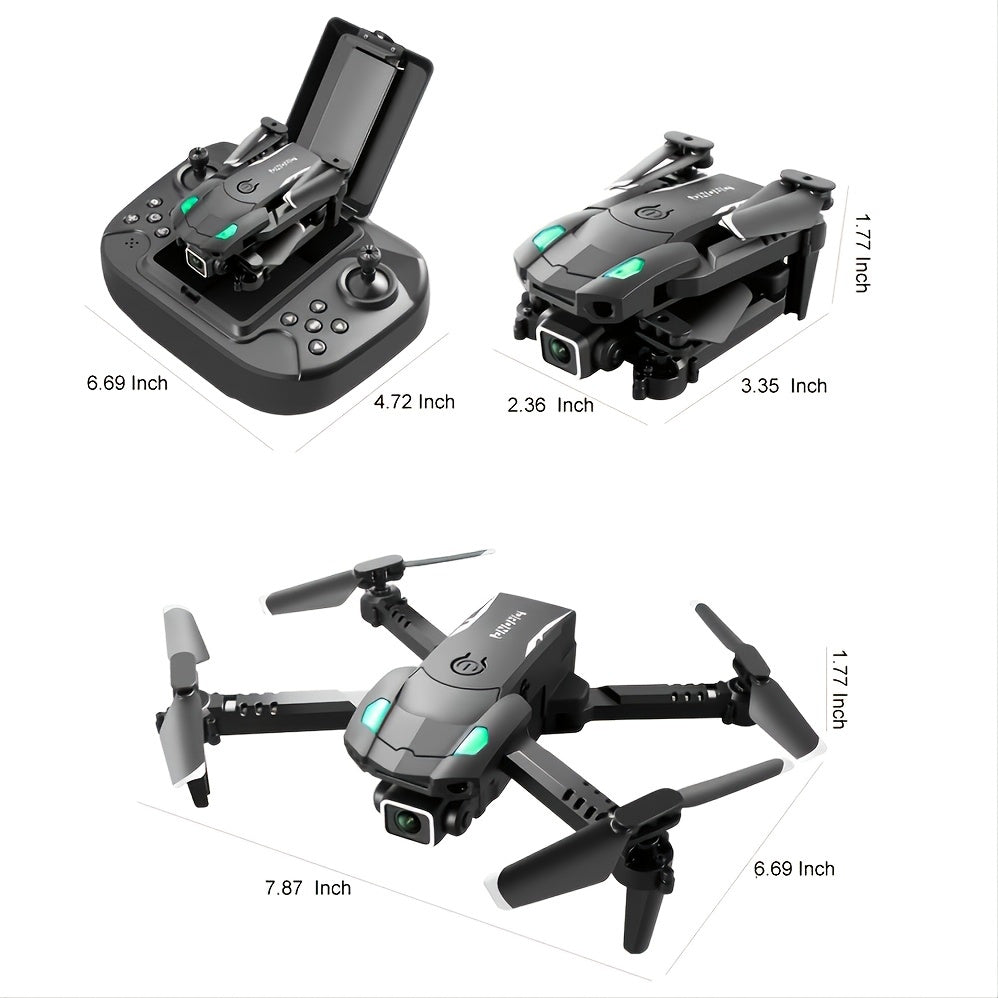 oh my god - Mini Quadcopter Professional RC Drone HD Camera Three-sided Obstacle Avoidance Air Pressure Fixed Height Foldable Toys