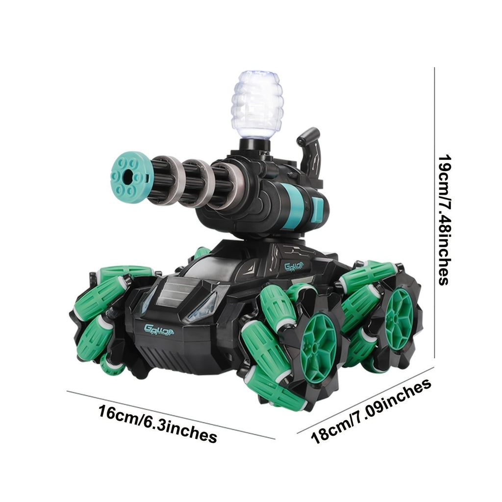 oh my god - 1pc 2.4G Water Bomb RC Tank RC CAR Shoots Toys For Boys- Tracked Vehicle Remote Control War Tanks- Radiocontrol Birthday Gifts Holiday Gifts Memorial Day Gift With Tail Gas Spray Ambient Light
