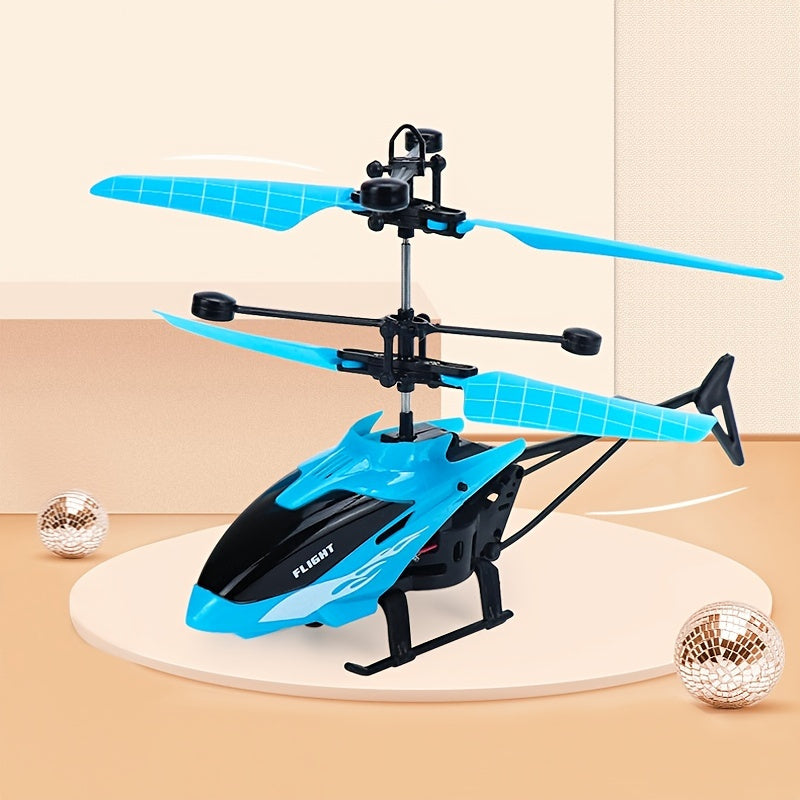 oh my god - 1pc USB Charging Light Up Flying Ball Crystal Sensor Flyer Suspension Gesture Remote Control Airplane Toy For Kids Ages 7+