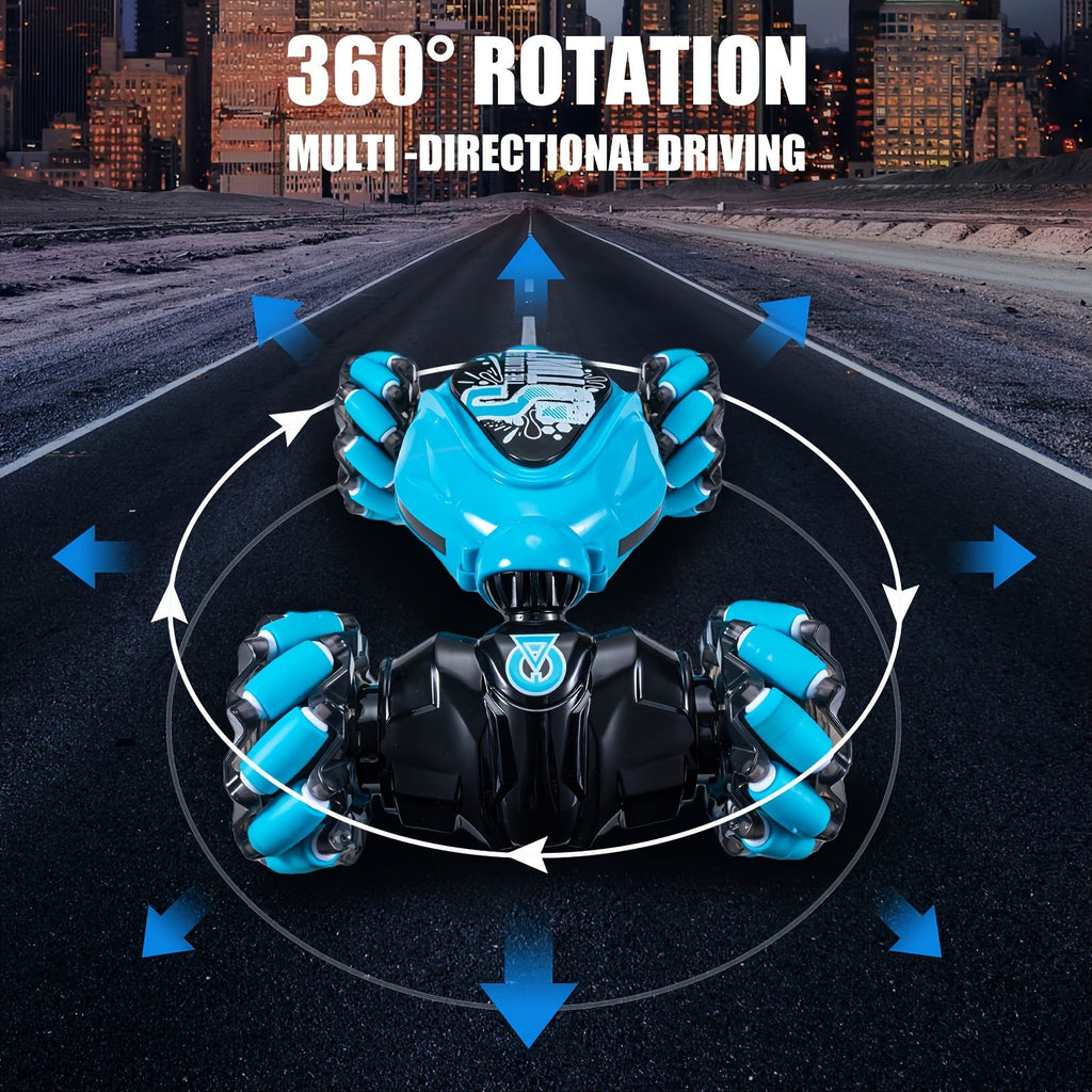 oh my god - Gesture RC Car- 4WD 2.4G Remote Control Car Foe Boys And Adults- Hand Controlled RC Car- All Terrains Monster Trucks For Boys Gusture RC Stunt Car 360° Flips Gift For Age 4-12 With Light Music