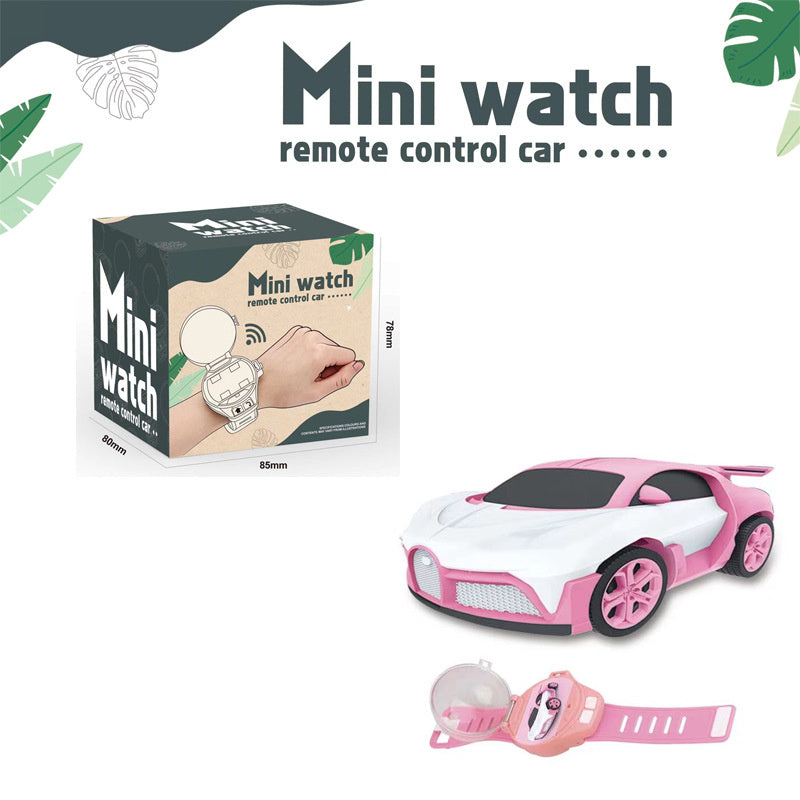 oh my god - Watch Remote Control Car Electric Mini Racing Police Car Watch Alloy Mini Car Remote Control Toy