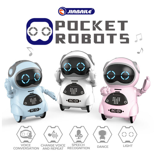 oh my god - Pocket RC Robot Talking Interactive Dialogue Voice Recognition Record Singing Dancing Telling Story Mini RC Robot Toys Gift