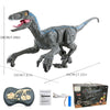 oh my god - 2.4G Remote Control Dinosaur Velociraptor Toy Electric Walking Dragon Toys- Gift Box Packaging For Boy- Children Christmas Gifts