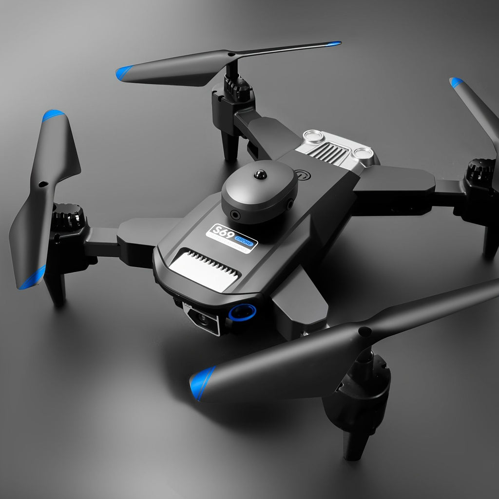 oh my god - S69 RC Drone With HD Dual Camera & 3 Battery; WIFI FPV Drone 360Â° Obstacle Avoidance Headless Mode; RC Foldable Quadcopter Helicopter Drone Gift Toys For Kids Adults