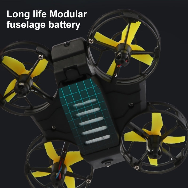 oh my god - Remote Control Four-axis Sensing Flyer Interactive Light Hand Throw Drone; Fixed Height Remote Control Airplane Toy