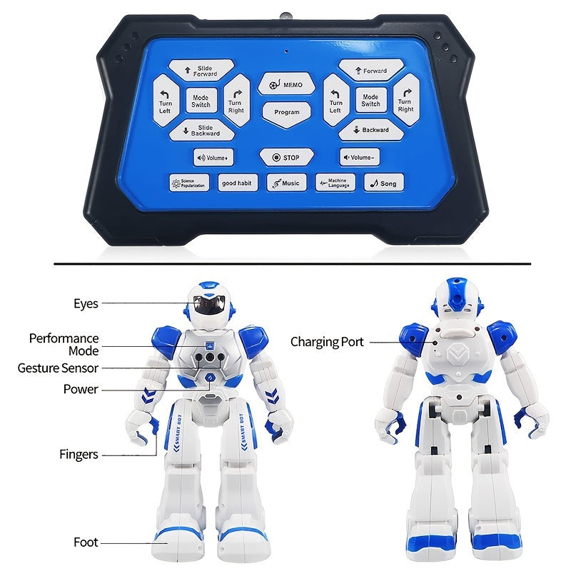 oh my god - Remote Control Robot; Intelligent Programmable Robot With Infrared Controller Toys; Dancing; Singing; Gesture Sensing Robot Kit For Childrens 6-9 Year Old Boys