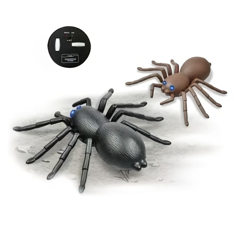 Department Store - Remote Control Wood Bug Animal Pet Electric Infrared Sensor; Insect Simulation Tricky Gift Remote Control Spider Model Toy