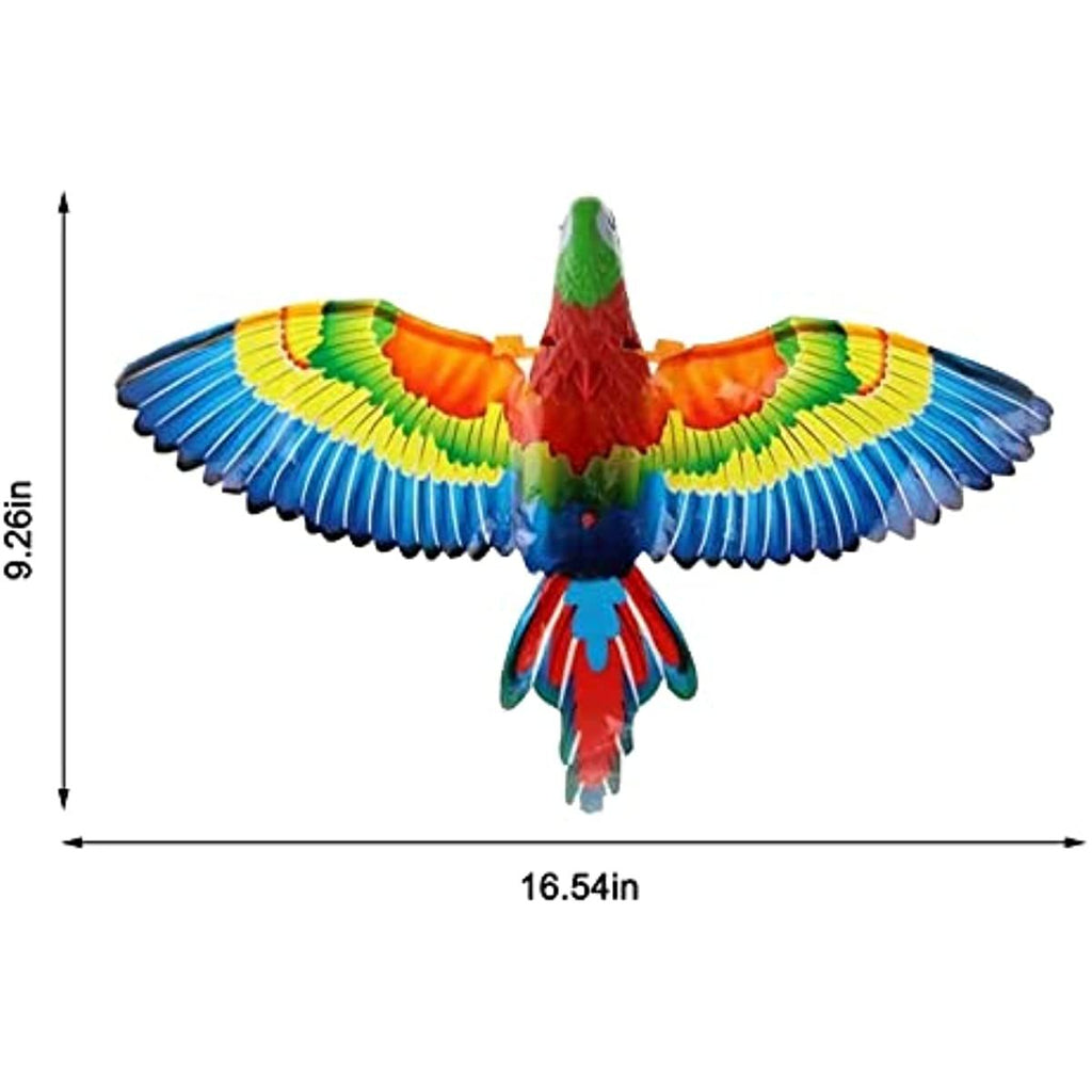 Department Store - GARENT Flying Bird Cat Toy; Simulation Bird Interactive Cat Toy for Indoor Cats; Interactive Electric Hanging Flying Bird Toy for Cats Kitten Play Hunting Exercising Eliminating Boredom (Parrot)