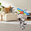 Department Store - GARENT Flying Bird Cat Toy; Simulation Bird Interactive Cat Toy for Indoor Cats; Interactive Electric Hanging Flying Bird Toy for Cats Kitten Play Hunting Exercising Eliminating Boredom (Parrot)