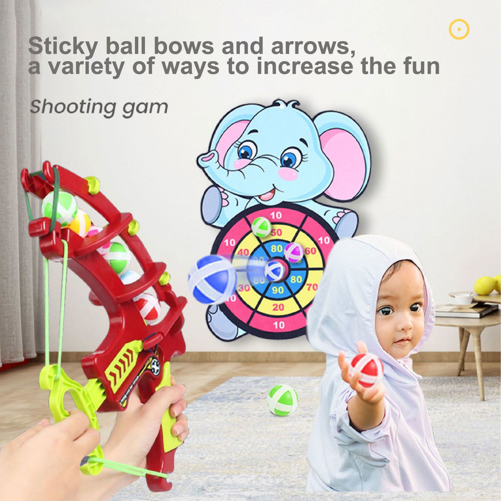 oh my god - Montessori Throw Sport Slingshot Target Sticky Ball (12 balls) Dartboard Board Games Educational Children's outdoor Game toy