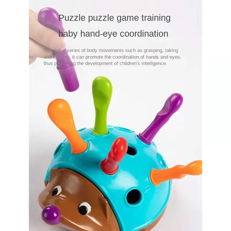 oh my god - Hedgehog Montessori Toys Baby Concentration Training Early Education Toys Fine Motor and Sensory Toys Spelling Little Hedgehog