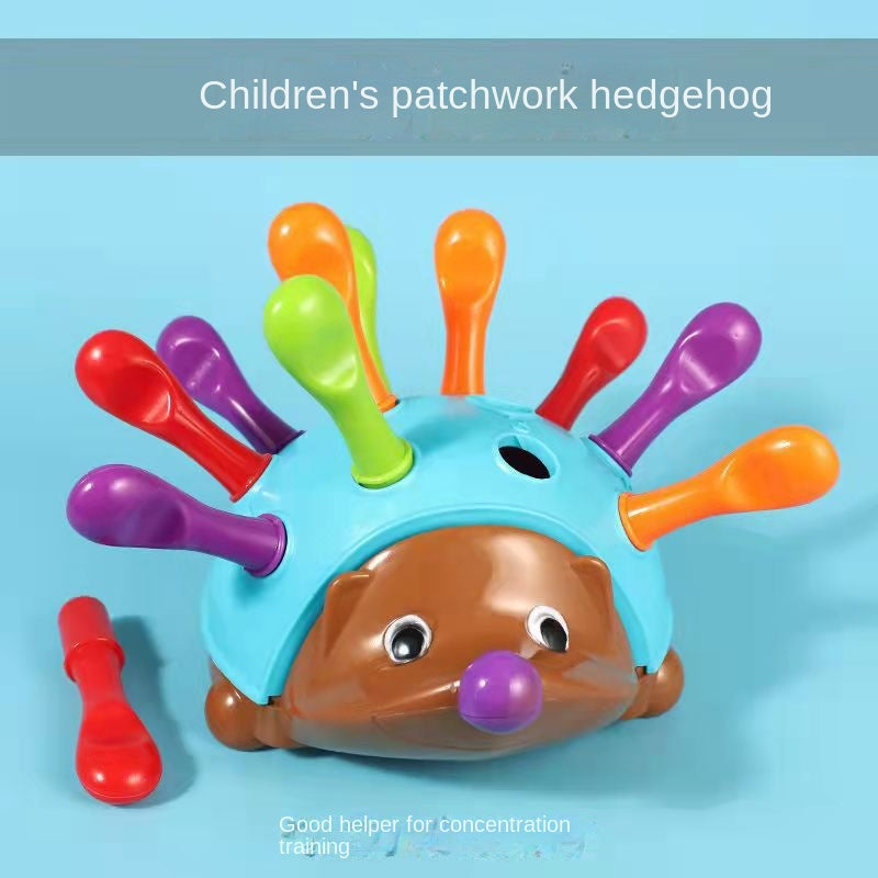 oh my god - Hedgehog Montessori Toys Baby Concentration Training Early Education Toys Fine Motor and Sensory Toys Spelling Little Hedgehog