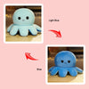 oh my god - 1piece Cute Flip Octopus Doll Double Face Flip Octopus Plush Toy Doll 7.48*3.93in