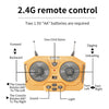 oh my god - Remote Control Excavator Toy RC Construction Engineering Vehicles with Light Music; Gifts for Kids