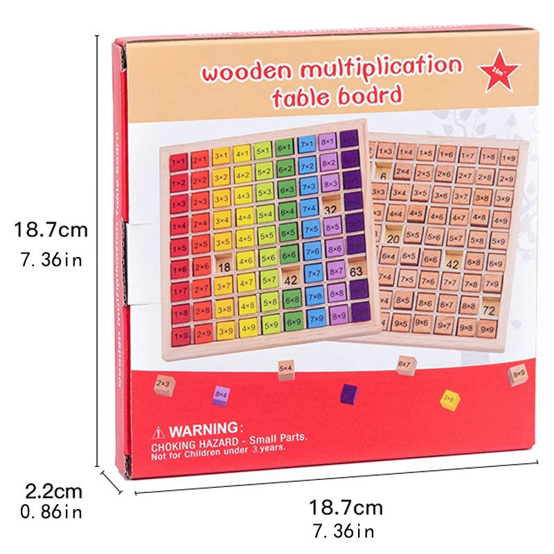 oh my god - Montessori Educational Wooden Math Toys For Kids Children Baby; 99 Multiplication Table Math Arithmetic Teaching Aids