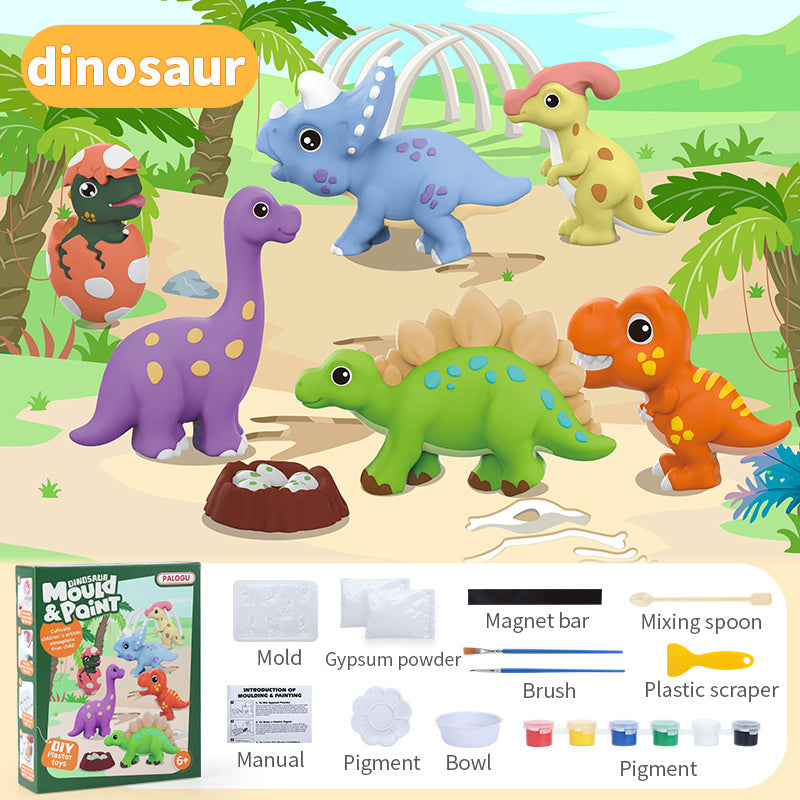 oh my god - 3-9 Years Children's Play-Doh- Color Painting Handmade Toys- Christmas Gift- Birthday Gift- Diy Ceramic Doll- Dinosaur Doodle Creative Stone Painting Handmade Toys- Rainbow Horse Doll