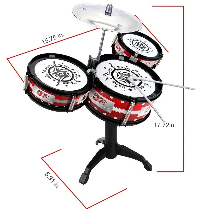 oh my god - Children Jazz Drum Toy Sticks Rock Set; Musical Hand Drum For Kids Drums Boys Girls Gift Educational Toy For Children