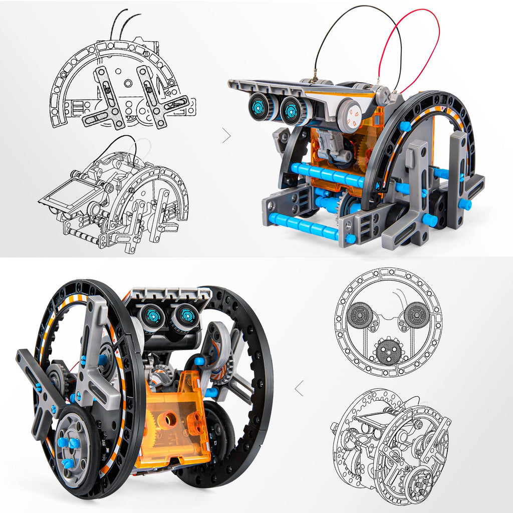 oh my god - STEM Solar Robot Kit For Kids; 12-in-1 Educational STEM Science Experiment Toys; Solar Powered Building Kit DIY For 8 9 10 11 12 13 Years Old Boys & Girls Kids Toy