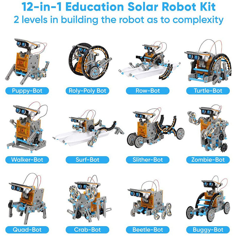 oh my god - STEM Solar Robot Kit For Kids; 12-in-1 Educational STEM Science Experiment Toys; Solar Powered Building Kit DIY For 8 9 10 11 12 13 Years Old Boys & Girls Kids Toy