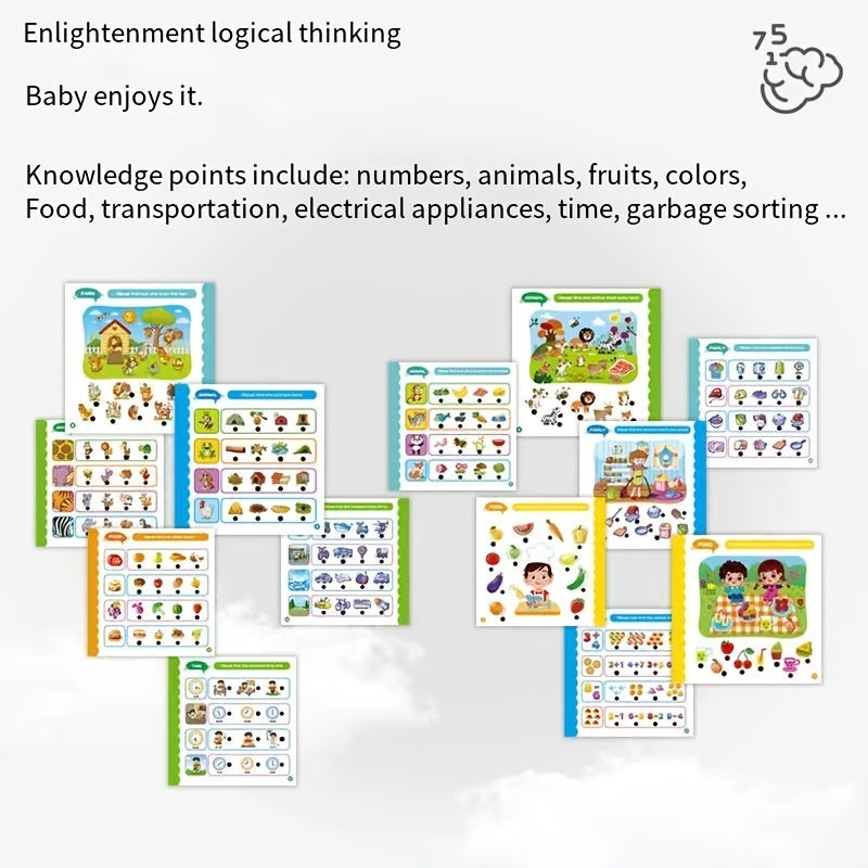 oh my god - Reading Pen- Early Education Intelligent Logic Learning Pen With Book Card Cognitive Children's Educational Aids
