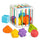 oh my god - Sensory Sorting Bin With Elastic Bands (6pcs Soft Blocks)