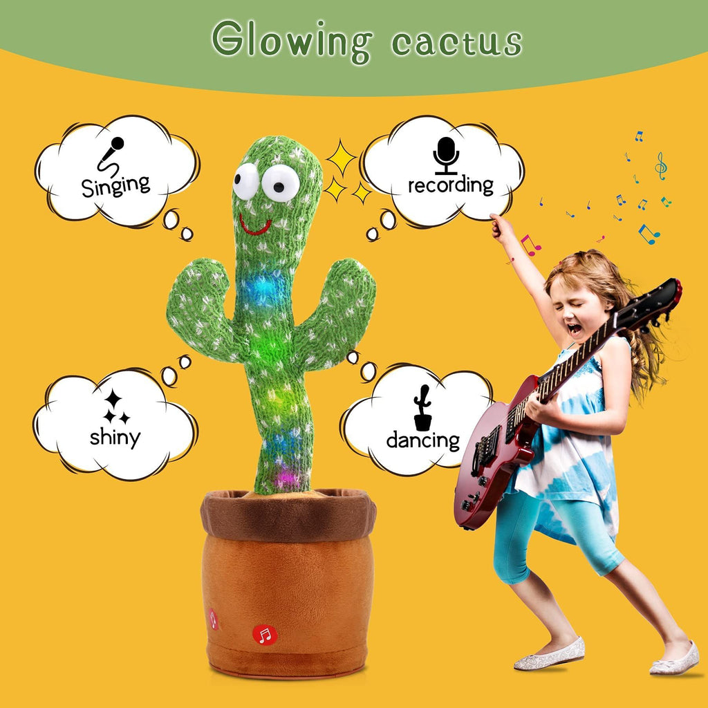 oh my god - Baby Dancing Cactus Talking Cactus Toys- Wriggle Singing Cactus Repeats What You Say- Baby Boy Toys- Plush Electric Speaking Cactus - Baby Girl 15 Second Voice Recorder Toy