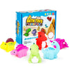 oh my god - 6 Pcs/Pack Dinosaur Bath Toys Light-UpFloating Bath Toys Set For Baby Toddlers Kids; Birthday Easter Christmas Shower Pool Bath Toys; Boys Girls Children Preschool Bathtub Bathroom Toy