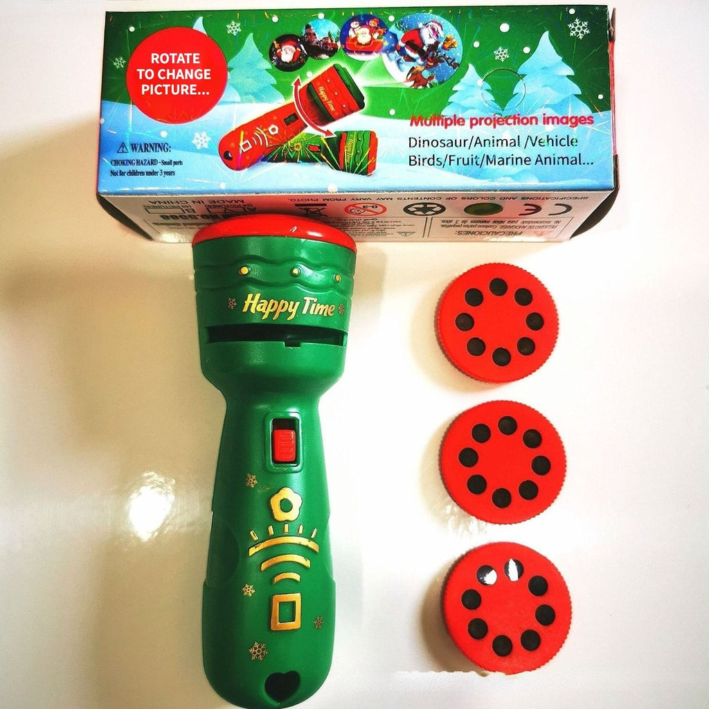 oh my god - Kids Projector Flashlight Projector Christmas Slide Torch Projection Light Toy With Multiple Images
