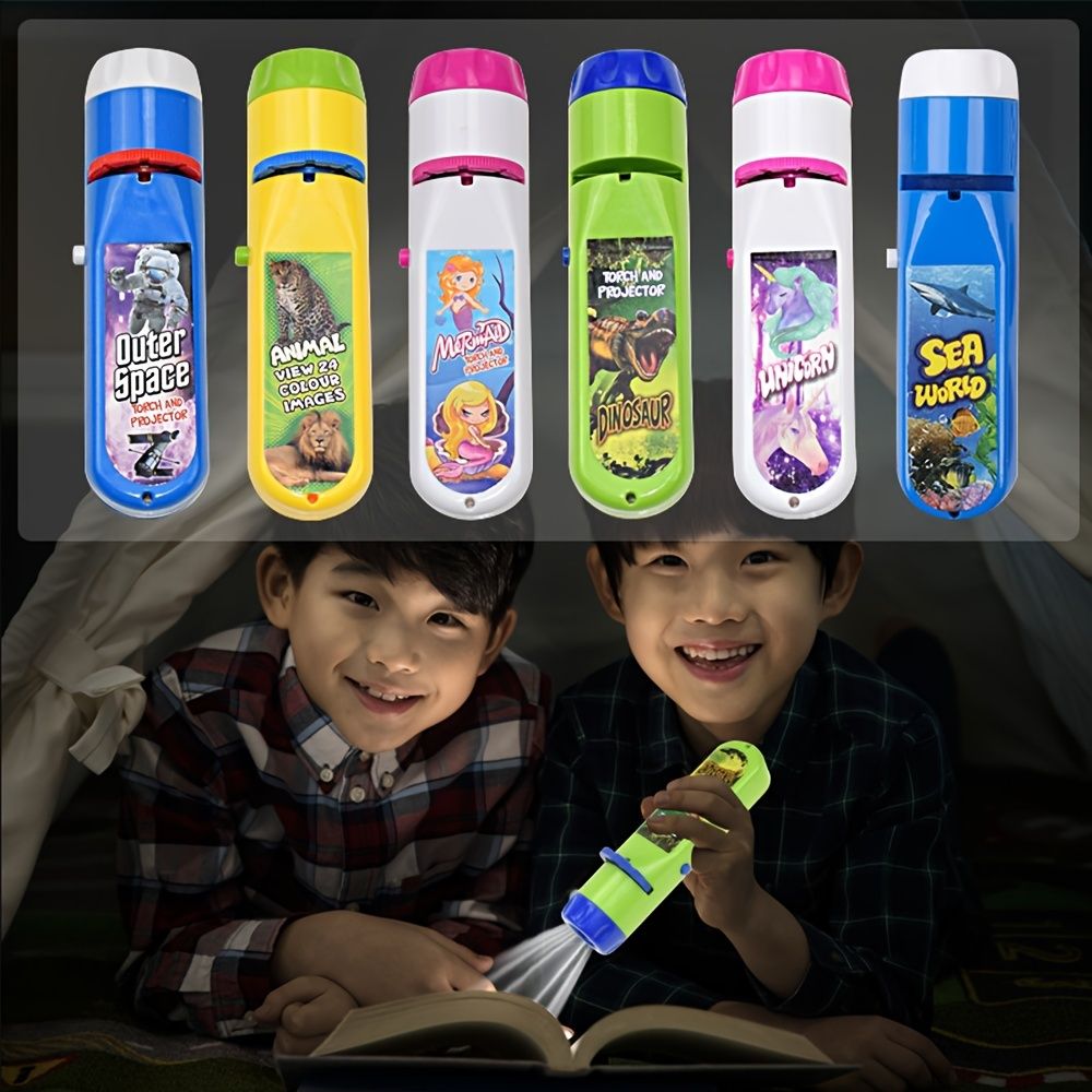 oh my god - Projection Flashlight; Children Projector Light; Cute Cartoon Dinosaur Animal Space Night Photo Light; Bedtime Learning Fun Toys
