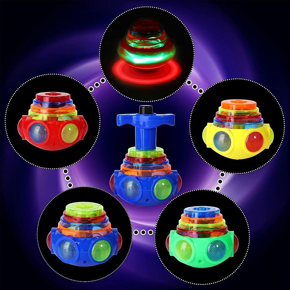 oh my god - Music Gyro Kids Toy; Luminous Rotating Gyro Toy; With Colorful Light For Children