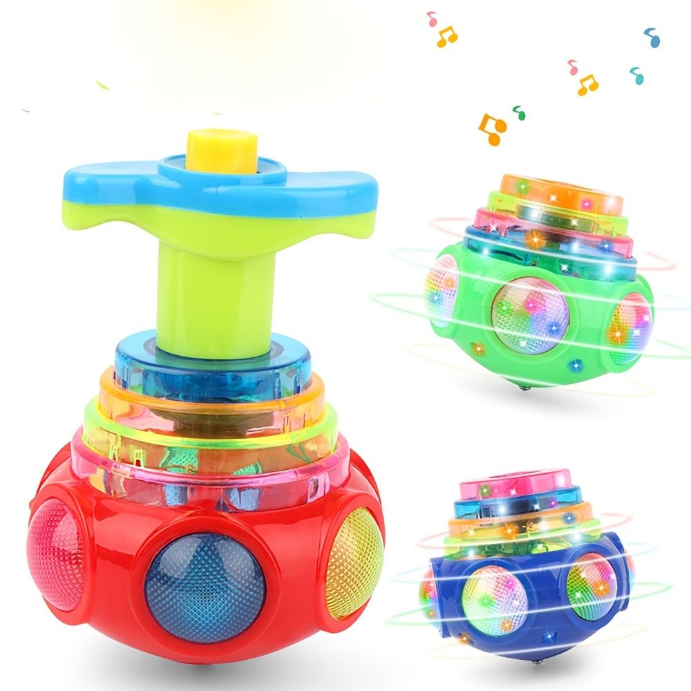 oh my god - Music Gyro Kids Toy; Luminous Rotating Gyro Toy; With Colorful Light For Children