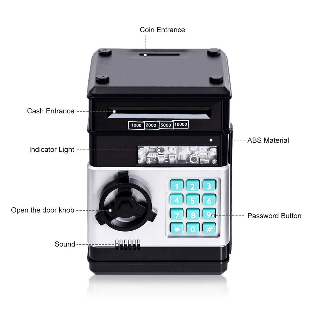 oh my god - Piggy Bank Cash Coin Can ATM Bank Electronic Coin Money Bank Gift For Kids