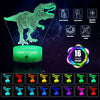 oh my god - 16 Colors Children 3D Illusion Bedside Lamp Remote Control Night Light For Kids 2 3 4 5 6 7 8-12 Year Old; Birthday Gifts For Boys; Home Decorations