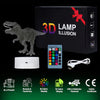 oh my god - 16 Colors Children 3D Illusion Bedside Lamp Remote Control Night Light For Kids 2 3 4 5 6 7 8-12 Year Old; Birthday Gifts For Boys; Home Decorations