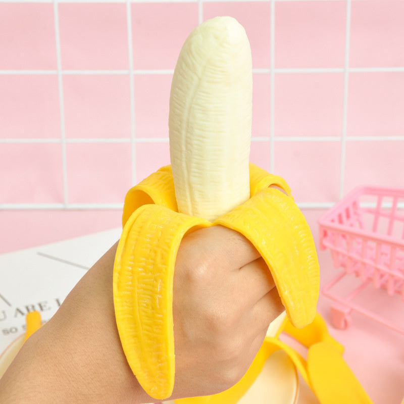 oh my god - High Quality Banana Squishy Toy; Squeeze And Stretch Tpr Squeeze Banana Toy For Kids