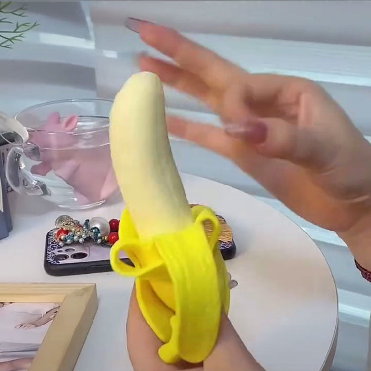 oh my god - High Quality Banana Squishy Toy; Squeeze And Stretch Tpr Squeeze Banana Toy For Kids