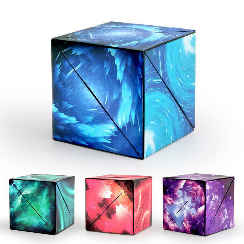 oh my god - 3D Magic Cube Magnetic Geometric Space Three-dimensional Decompressing Toy